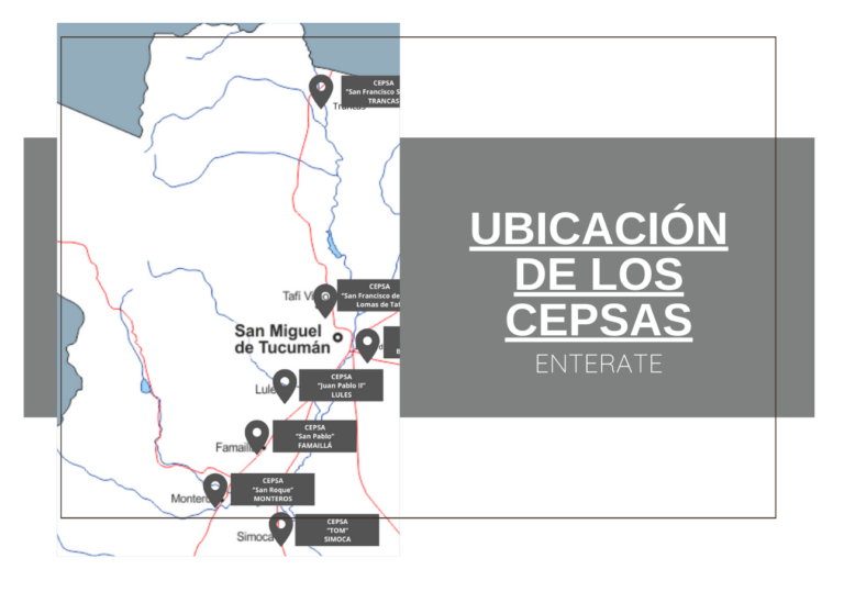 Ubicación de los CEPSAS